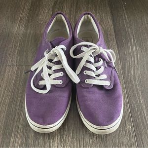 Purple women’s Vans authentic shoes